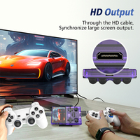 Console de jeu portable Mooden M18 Pro, manette rétro arcade avec double poignée, connectivité Wi-Fi pour les joueurs de jeux TV et de console