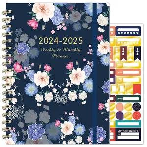 LIUSHUN Cuir PU garanti Couverture rigide personnalisée Cuaderno Libretas Agenda Cahiers Journal Journal Notebook Planner