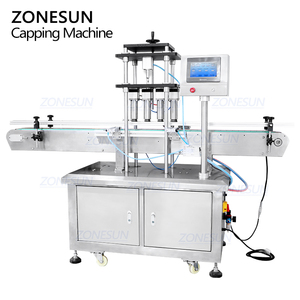 ZONESUN ZS-YG11 Automatique Liquide En Aluminium Cosmétiques Parfum Pompe Pulvérisation Bouteille Bouchons D'étanchéité Sertissage Pressage Capsulage Machine - Product Image 6