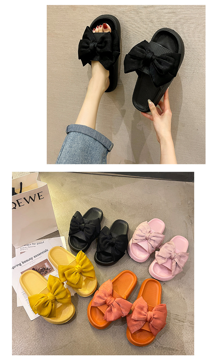 Oversized Butterfly Slippers Girls Slides Shoes Outdoor Beach Non-slip Woman Slippers