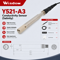 Sensor de Conductividad Digital Y521-A3 de Amplio Rango 0-200mS/cm, Sonda de Salinidad TDS IP68 RS485 Modbus para Monitoreo de Tratamiento de Agua