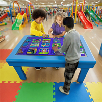 Table de jeu interactive éducative multi-touch à écran tactile intelligent Android avec bandes LED pour une utilisation à domicile, contrôle par application WiFi