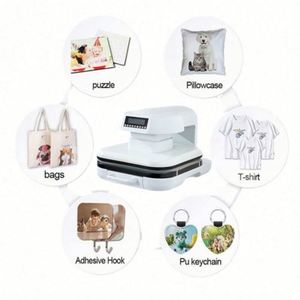 Best Selling Electric Auto Open Flatbed T-Shirt Automatic Grade Logo Print Garments Heat Press Machine - Product Image 2