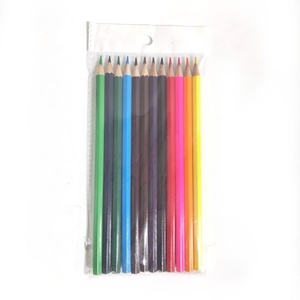 Lápices de Colores de Madera de Álamo de 12 Colores Personalizados para Escuela, Lápices de Colores Preafilados de Alta Calidad - Product Image 1