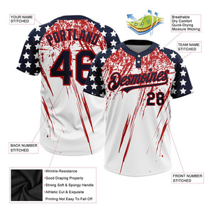 Maillot de Baseball Personnalisé pour Homme, Uniforme Sportif avec Impression par Transfert Thermique du Logo, du Nom de l'Équipe et du Numéro, Camouflage Respirant, Grandes Tailles - Product Image 5