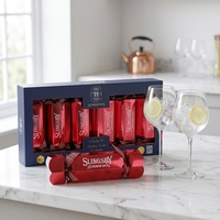 Coffret Cadeau de Noël Rigide Personnalisé 6 Pièces – Boîte de Découverte pour Bonbons, Vin et Gin