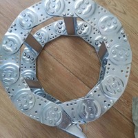 Câble d'équipement CNC chaîne de traînée en métal différentes tailles alliage diamètre intérieur 55*60mm diamètre extérieur 75*90mm plateaux de câble inclus