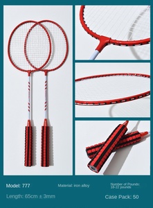 Raquette de <span class=keywords><strong>badminton</strong></span> Bestcard génération d'étudiants adultes vente en gros de produits authentiques poignée en alliage multicolore tissé durable Double battement - Product Image 5