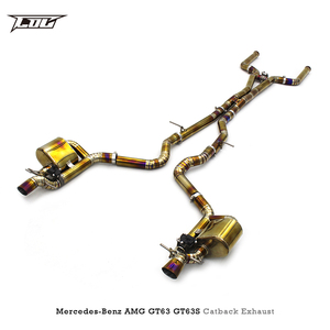 Escape Catback con válvula OEM para mercedes-benz AMG GT63 <span class=keywords><strong>GT63S</strong></span> 4,0 T 2019-2023, silenciador de escape dorado de titanio, tubos de escape deportivos - Product Image 3