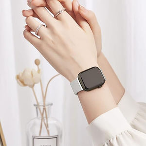 Changming Bracelet en métal en acier inoxydable milanais à double maille magnétique pour <span class=keywords><strong>Apple</strong></span> <span class=keywords><strong>Watch</strong></span> Ultra 2 49mm Series 10 42mm 46mm - Product Image 4