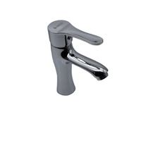 Robinet de lavabo d'usine moderne en cuivre massif, durable, à poignée unique, chaud/froid, avec cartouche céramique, prix de gros