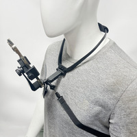 Soporte Ligero y Ajustable para Teléfono con Montaje en el Cuello para Transmisión en Vivo/Deportes/Vlogging, Compatible con iPhone y GoPro, Manos Libres, Cámara con Vista en Primera Persona