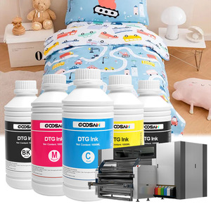 Tinta para Impresora DTG, 9 Colores, Compatible, Recarga a Granel para Impresión Directa en Prendas, Camisetas, Suministro de Fábrica al por Mayor - Product Image 2