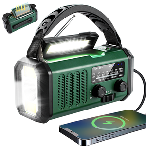 <span class=keywords><strong>Radio</strong></span> portátil superventas con linterna de emergencia con manivela y carga solar <span class=keywords><strong>Radio</strong></span> meteorológica AM/FM con carga USB - Product Image 1