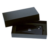 Caja de Regalo de Cartón Rígido de Color Negro Universal Personalizada con MOQ Bajo para Embalaje de Fundas de Teléfono Móvil, Utilizada para Teléfonos Fijos