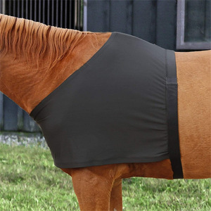 Chaleco protector para hombros y cuello de caballo, almohadillas de alta elasticidad, forro cómodo y resistente a los arañazos para caballos Sml - Product Image 1