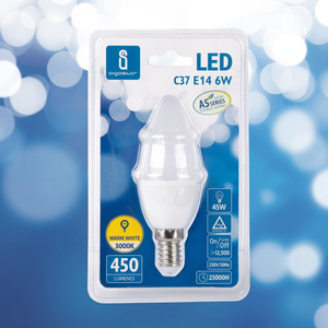 Lampadina LED A5 C37 a Risparmio Energetico 45W E14 3000K 230V Nuova per Retrofit/Aggiornamento - Product Image 1