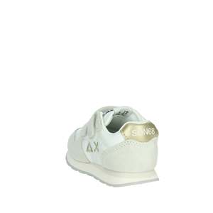 Sun68 Girls' Sneakers White Gold Velcro Closure Casual <b>Shoes</b> - Product Image 2