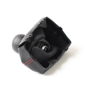 Pomo de palanca de cambios de cuero ergonómico de 5 y 6 velocidades para Audi A4 - Product Image 2