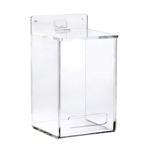 Récipient mural en acrylique pour distributeur de gants, de filets à <span class=keywords><strong>cheveux</strong></span> et de couvertures - Product Image 5