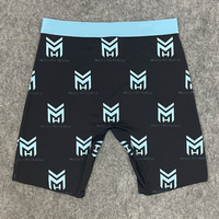 Calzoncillos bóxer personalizados de longitud más larga de 7 pulgadas para hombre, mallas de compresión, ropa deportiva, pantalones cortos deportivos