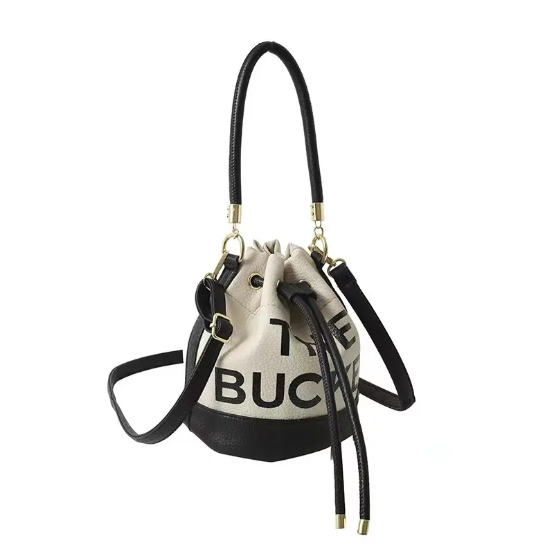 2023 ZHUIYU Fashion drawstring handbags PU leather purse Ladies shoulder crossbody bag bucket bags for women