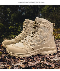 Scarponi da Trekking e Tattici da Uomo Taglie Grandi, Scarpe da Allenamento, Stivali Tattici e da Escursionismo per Uomo per Attività all'Aperto - Product Image 6