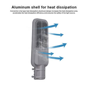 KCD ไฟถนนตกแต่งกลางแจ้ง LED, ไฟสวน150lm/w 20W 50W 100W 200W AC ความสว่างสูง - Product Image 3