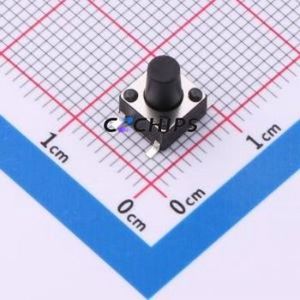 J4B0803110 Tactile Switch SMD-4P,6x6mm Switch Single Pole Single Throw Round Button 2.6N 6mm - Product Image 1