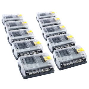 Bloque de Fusibles de 6 Vías y 12V, Caja de Fusibles Impermeable de 12 Voltios con 6 Circuitos y Barra Negativa para Automóviles, Camiones y Vehículos Recreativos de 12V/24V - Product Image 4