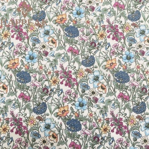 Tissu en coton <span class=keywords><strong>Liberty</strong></span> esthétique HAPPEAK, imprimé durable des années 80, idéal pour les robes d'été romantiques - Product Image 2