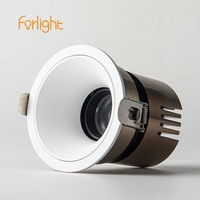 Spot d'intérieur en aluminium anti-éblouissement de haute qualité encastré au plafond réglable Cob Led Spot 7w 12w 15w 18w 24w Downlight