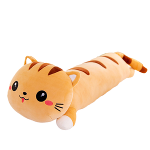 Cuscino a Forma di Gatto Cartoon, Peluche Creativo a Striscia Lunga, Regalo di Compleanno per Bambini - Product Image 6