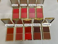 Custom Matte Palette 2-in-1 Blush Make-up Crèmeachtige Poederblush en Bronzer Palette Hoge Pigmentatie Private Label Blush Palette