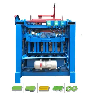 Halbautomatische hohle Ziegelmaschine Fliesensimment-Ziegellagziegelmaschine