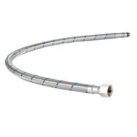 Tuyaux d'alimentation 3/8 filetage femelle à compression, connecteur mâle M10, 1 paire, ARCORA, en acier inoxydable tressé, pour robinet de salle de bain, moderne