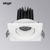 Projecteurs Réglable LED Encastré Downlight LED Plafonnier Spot 8W 10W 15W 25W Carré Anti-Éblouissement Spot