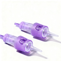 Wenshen 20Pcs YD Violet Précision Cartouche Universelle Aiguille Jetable Maquillage Permanent Cartouche De Tatouage Aiguilles