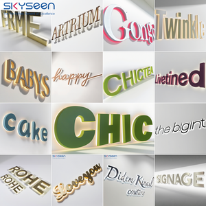 SKYSEEN Custom Golden Love You <strong>Script</strong> Shaped Illuminated Sign Warm Backlight LED Sign logo for Romantic Home Decor Gift Purposes - Product Image 6