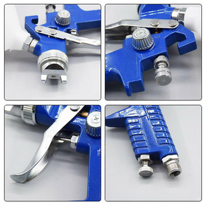 Gravity Feed <b>Spray</b> Gun Set HVLP Pneumatic <b>Paint</b> Sprayer 600ml Aluminium <b>Spray</b> Gun <b>for</b> <b>Car</b> Painting - Product Image 3