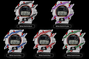 Pièces de montre Iwatch G Series Shocks DW56006900 GA2100 : <span class=keywords><strong>Lunette</strong></span> et boîtier sertis de Moissanite VVS1, Cadre de remplacement modifié, Certification GRA - Product Image 4