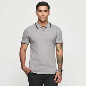 Polo pour homme, dernier style, manches courtes, coton respirant, simple et confortable, coupe ajustée, impression personnalisée, logo décontracté - Product Image 1