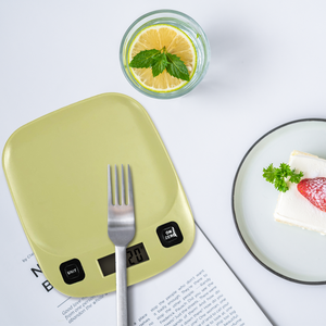 <span class=keywords><strong>Balance</strong></span> de cuisine Jacal <span class=keywords><strong>Macaron</strong></span>, à affichage numérique rectangle, alimentée par batterie, nouvelle couleur portable de 5kg, homologuée CE - Product Image 4