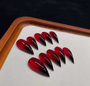Purement fait à la main pressé Nail Art Dragon/aigle/chat <span class=keywords><strong>griffe</strong></span> ongles d'animaux pré-conçus ongles de doigt colle ABS matériel couverture complète 10 pièces - Product Image 3
