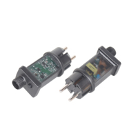 Alimentation Électrique Étanche IP44 pour Lumières de Noël, Transformateur LED Extérieur, Adaptateur Sûr avec Prise EU