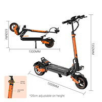 LIT-GOGO Almacén Alemania Z1 Patinete Eléctrico para Exteriores 48V 800W 15.6 Ah con APP Inteligente y Pantalla Inteligente ¡Oferta Imperdible en Stock!
