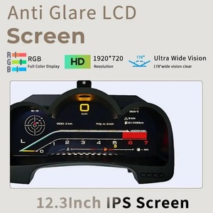 หน้าปัดดิจิตอลสำหรับ Toyota Fortuner Hilux Revo ปี 2005-2015 จอแสดงผลบนแผงหน้าปัดขนาด 12.3 นิ้ว จอแสดงผลเสมือนจริง ระบบมัลติมีเดียในรถยนต์ พร้อมมาตรวัดความเร็ว - Product Image 3