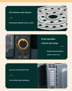 <span class=keywords><strong>Four</strong></span> friture & vapeur machine 4-in-1breakfast machine contrôle indépendant de la température entièrement automatique petits appareils ménagers - Product Image 5