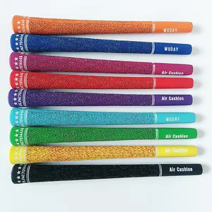 Hot Sale Pattern Design Rainbow Rubber Golf Iron Wood Grips Custom Logo Anti-slip Wear Resistance Custom Golf Grips