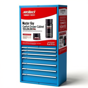 Fami Master Key Comfort <b>Drawer</b> Cabinet 1020x598x2000 Mm 7 <b>Drawers</b> <b>Tool</b> Storage Anthracite Grey Ral7016 - Product Image 2